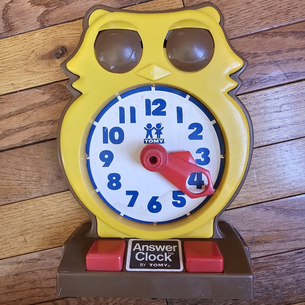 Vintage Toy Tomy Answer Clock 1975 - Picture 2 of 5